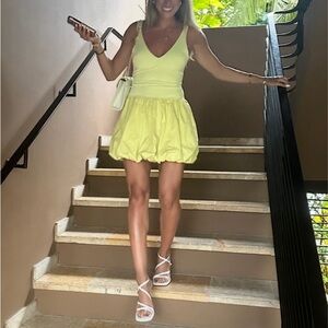 Zara Yellow Mini Dress